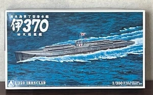 Submarine I-370 "Kaiten Carrier" Aoshima IJN 1/350 Kit From Japan - Picture 1 of 13