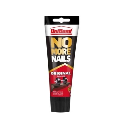 BRANDED UniBond No More Nails Original, Heavy-Duty Mounting Adhesive, Strong Glue for W