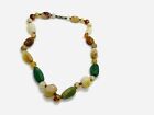 Vintage Colorful Beaded Costume Necklace