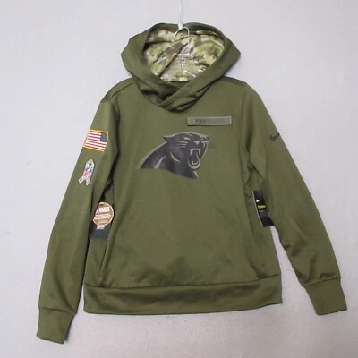 Carolina Panthers Nike Salute to Service Sudadera con Capucha Mujer Mediana Verde Térmica Nueva con Etiquetas Foto 1 de 4