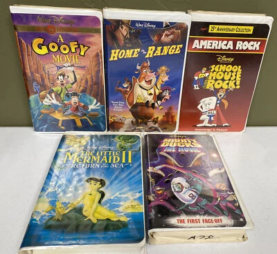 Disney VHS Tapes- 5 Movies See Pictures - Image 1 of 4
