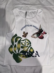 RVCA Ladies Singlet Top Tank As New. Size Large - Picture 1 of 3