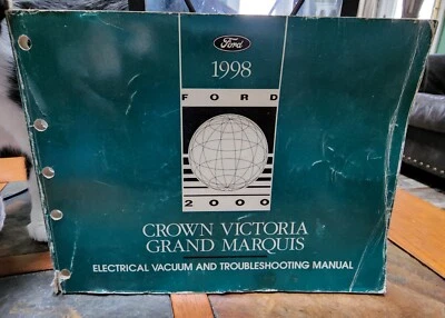 Ford Crown Victoria Marquis 1998 manual eléctrico, aspiradora y solución de problemas Foto 1 de 4