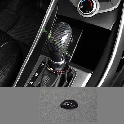 Para Hyundai Elantra 2014-2015 2016 ABS consola de fibra de carbono palanca de cambios moldura Foto 1 de 4