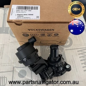 COOLANT REGULATING VALVE AUDI A4 A5 S5 A6 S6 A7 A8 3.0 V6 TDI 059121737AM - Picture 1 of 3