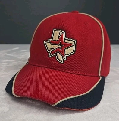 Houston Astros MLB Vintage OSFM Hat Cap 100% Cotton Melon Test Passed, EUC - Image 1 of 4