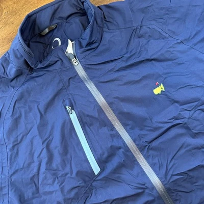 Masters Zero Restriction Jacket Mens 2XL Blue Tour Series Golf Windbreaker - Image 1 of 4