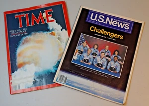 Time + U.S. News & World Report - Space Shuttle Challenger Jan 28, 1986 - Picture 1 of 3