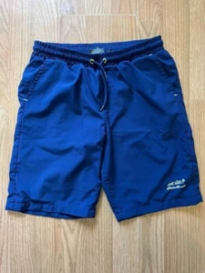 Eddie Bauer Swim Trunk Navy Blue and Green Kids Youth Boys Size 10/12 - Picture 1 of 6