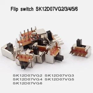 SK12D07VG2 VG3 VG4 VG5 VG6 Slide switch 2 Position 3 Pin PCB Mini Slide Switch - Picture 1 of 5