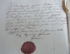 Certificate Neuwedell 1862, Geometer Grabert (Father Composer Martin Grabert)