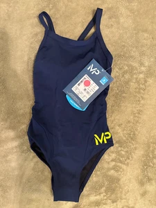 Navy Female Swimsuit - Navy - wide strap - size 20 (for little girls) - MP brand - Picture 1 of 2