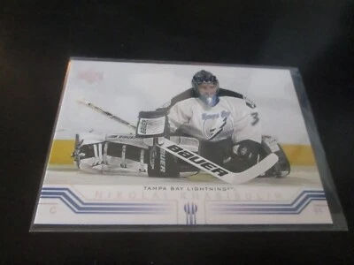nikolai khabibulin (tampa bay lightning - g) 2001/02 upper deck card #157 mint - Image 1 of 2