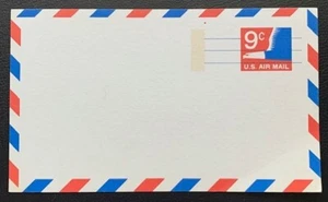1971 UNITED STATES #UXC10 US EAGLE AIRMAIL POSTAL CARD 9 CENTS UNUSED EX COND - Picture 1 of 2
