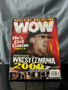 WOW World of Wrestling WWE WWF Magazine Triple H SEE DESCRIPTION - Picture 1 of 1