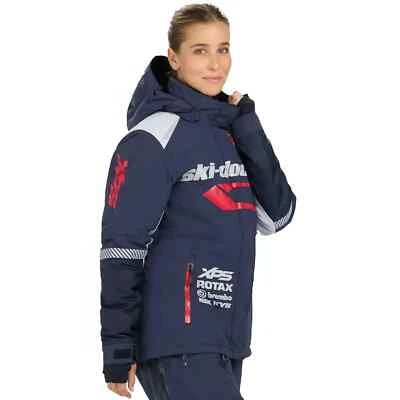 Ski-Doo Snowmobile 440945 Women's X-Team Jacket, Dark Navy - Image 1 of 4