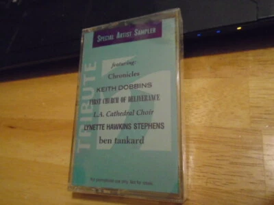 SEALED RARE PROMO Tribute gospel sampler CASSETTE TAPE Keith Dobbins Ben Tankard - Image 1 of 2