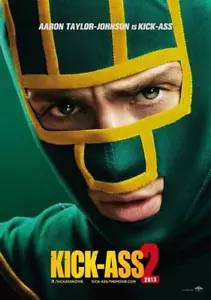 Kick Ass 2 : Aaron Taylor-Johnson - Maxi Poster 61cm x 91.5cm new and sealed - Picture 1 of 1