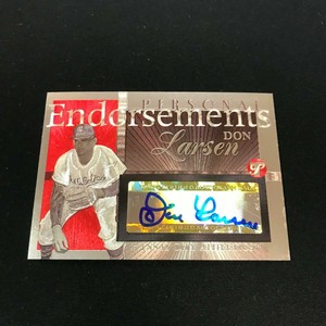 2005 Topps Pristine Legends DON LARSEN Auto New York Yankees JY01