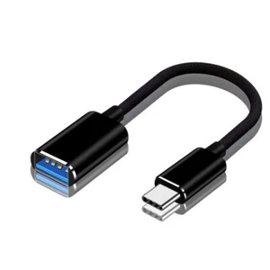 USB-C Male to USB-A Female Adapter OTG Cable Cord 2.0 Connector USB Type-C⌒. ` - Photo 1 sur 15