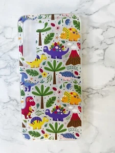 Dinosaur-Themed Clear Case for Samsung Galaxy S23 | Slim Fit TPU Design - Photo 1 sur 4