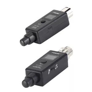 Microphone Wireless Transmitter Receiver Rechargeable Adapter for Speaker - Picture 1 of 12