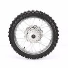 60/100- 14 Inch 2.50-14 Front Knobby Tyre Rim Wheel Assembly PIT Trail Dirt Bike
