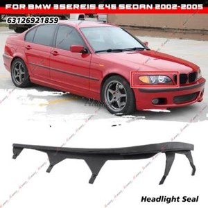 Headlight Cover Strip Trim Fit BMW 3 Series E46 325i 330i 4 Door 2002-2005 Left - Picture 1 of 10