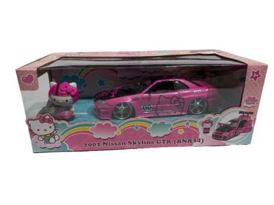 HELLO  KITTY  2002  NISSAN  SKYLINE GTR (BNR)  / Jada 1:24 - Immagine 1 di 3