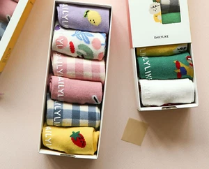 Dailylike children's socks 6 pairs/set Size S: 3-4 years old 12-4cm Gift Set - Picture 1 of 15