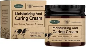 Beef Tallow for Skin -Organic Grass-Fed Whipped Beef Tallow and Honey Balm - Bee - Picture 1 of 8