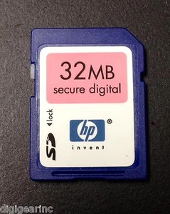 HP 32MB SD secure digital card for kodak easyshare DX3215 - Picture 1 of 1