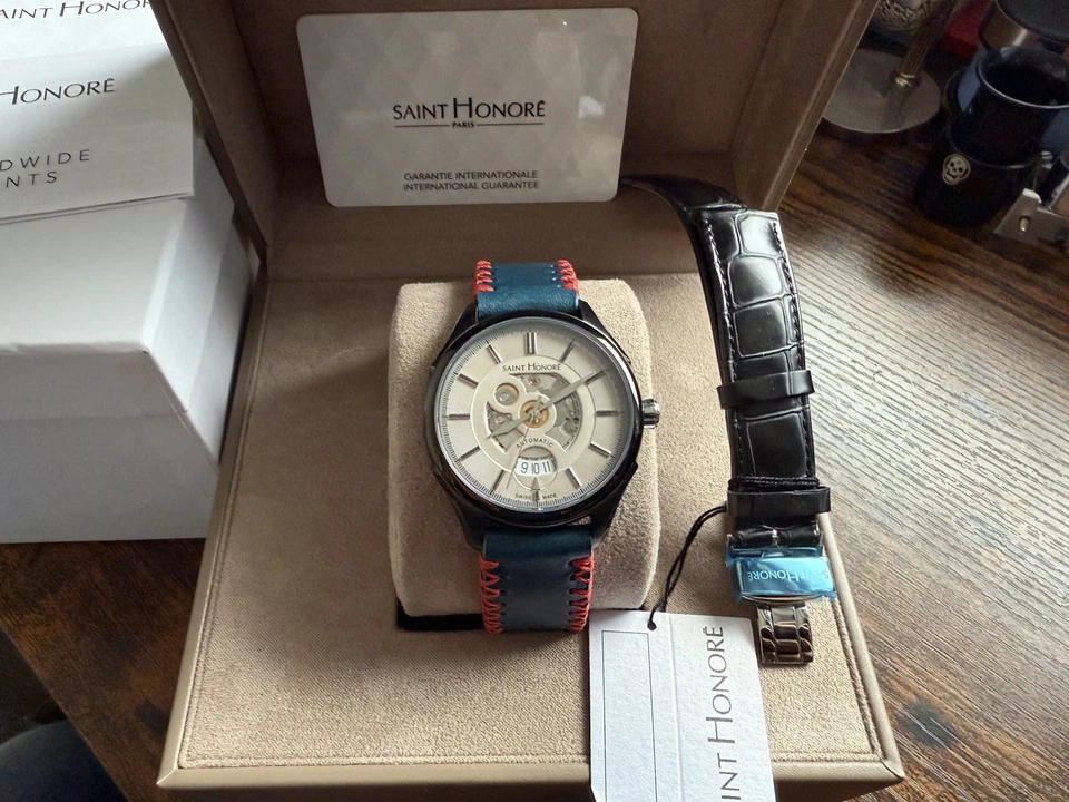 Reloj automático para hombre Saint Honoré Paris - Hecho en Suiza - Sellita SW200 - eta 2824 Foto 1 de 4