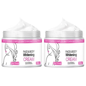 2 Pezzi Crema Sbiancante Corpo Crema Viso Idratante Corpo Lozione Idratante Cura Pelle - Foto 1 di 12