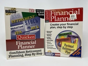 Quicken Financial Planner CD-ROM for Windows with Jane Bryant Quinn Lot of 2 - Picture 1 of 15