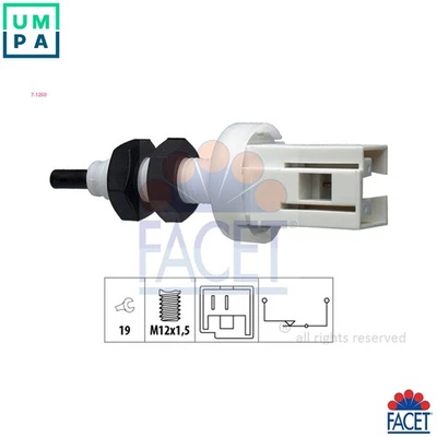 STOP LIGHT SWITCH 7.1250 FOR IVECO DAILY/II/Van/Platform/Chassis/Dump/Truck 2.5L - Image 1 of 4
