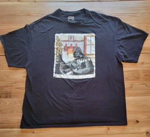 T-shirt Star Wars Dark Vador Noël logo graphique noir homme taille 2XL - Photo 1/4