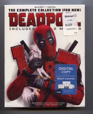 Deadpool / Deadpool 2 - Complete Collection Blu-Ray + Digital - New Sealed-bma3 - Image 1 of 4