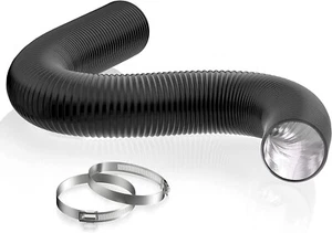 HG Power 6 Inch Air Ducting, 16 Feet Flexible Aluminum Dryer Vent Hose - Picture 1 of 6