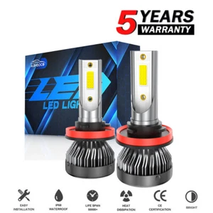 Combo 6000K bombillas LED de haz alto bajo EL para Cadillac CTS CT-S 2008-2014 - Imagen 1 de 12