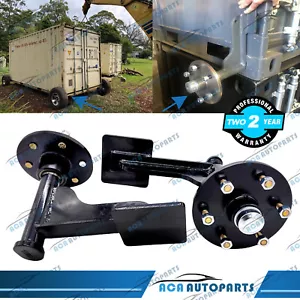 2x Shipping Container Mover Wheels for 20ft and 40ft EMPTY Shipping Container - Picture 1 of 7