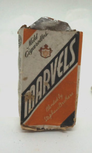 Vintage Empty Soft Pack Cigarette, Marvels