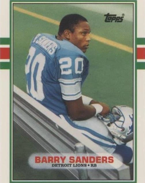 1989 Topps Traded - Barry Sanders #83T (RC)