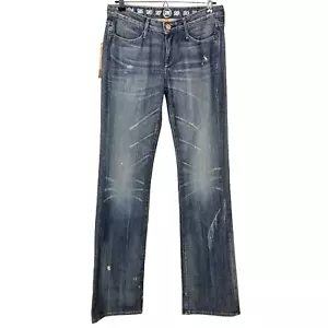The Earnest Sewn Women Keaton Slight Bootcut Jeans Size 28 Blue Denim - Picture 1 of 10