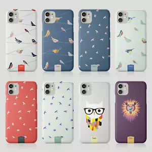 Tirita Phone Case for iPhone 16 15 14 13 11 12 7 SE X 6S XR Shabby Chic Owl Bird - Picture 1 of 18