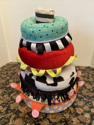 Kushies Plush Ring Stacker 2004 9” Tall - Image 1 of 2