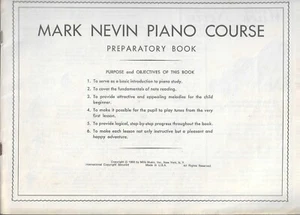 Preparatory Book Mark Nevin Piano Course Some Marks No Cover - Picture 1 of 1