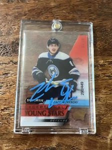 Zach Werenski IP Signed UD Synergy Card PSA DNA Autographed Blue Jackets - Picture 1 of 3