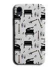 Music Phone Case Cover Musical Instrument Instruments Piano Guitar Symbols BS25