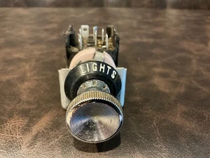 1963 63 PLYMOUTH VALIANT A BODY USED MOPAR HEAD LIGHT SWITCH ASSEMBLY OE 2290906 - Bild 1 von 6